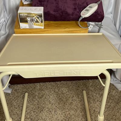 Table Mate Bed Side Tray, Nebulizer, And Sunbeam Warmer