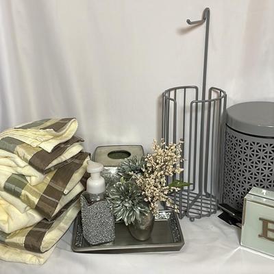 Bathroom Vanity Items, Towels, And More