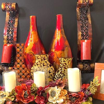 Red And Gold Decor