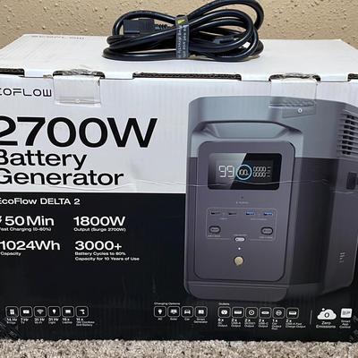 Ecoflo Delta 2 Battery Generator 2700 W