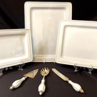 Serving Platters and Utensils 