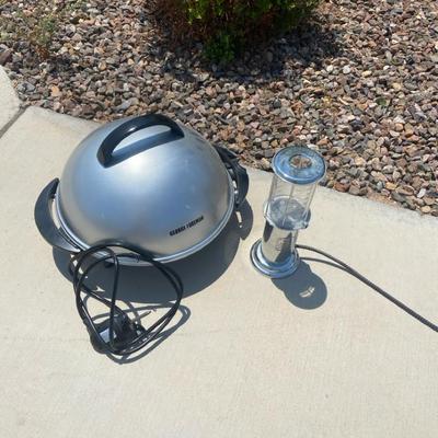 George Foreman Grill And Drink Dispenser