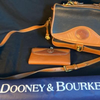Navy Dooney & Bourke And Wallet