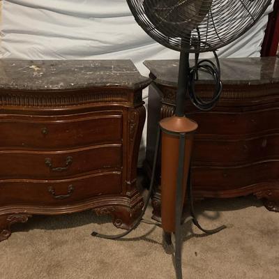 Cool DIY Matching Nights Stands And Old Fashion Like Fan