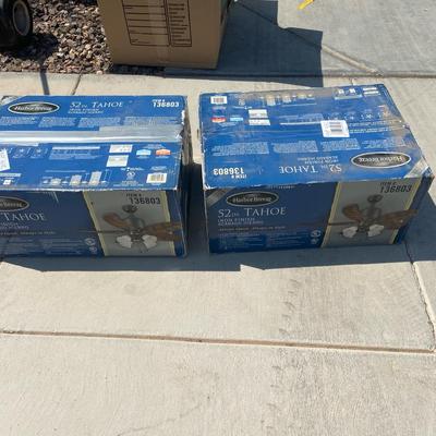 Two Harbor Breeze Tahoe Ceiling Fans
