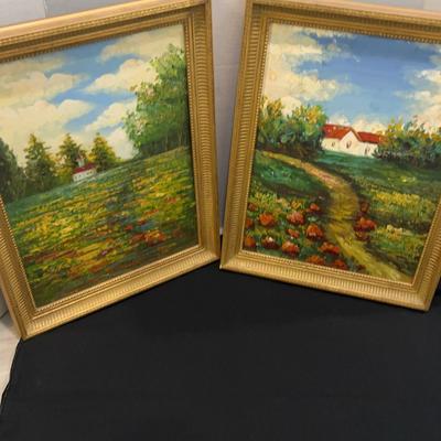 Two Framed Art Pieces’