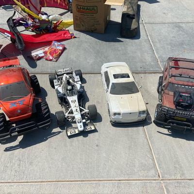 Four RC Vehicles And One Controller 