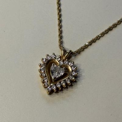 14K Heart and Chain
