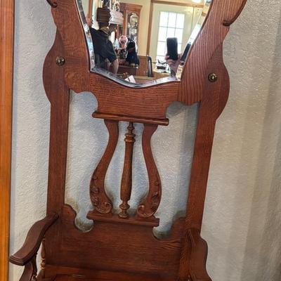 Antique Hall Tree