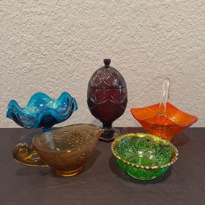 Colorful Vintage Glass