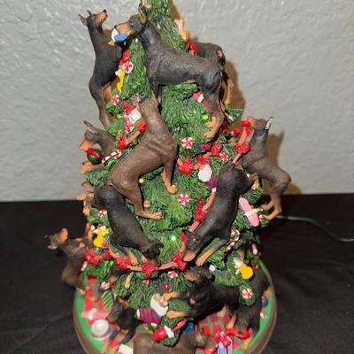 Doberman Christmas Tree