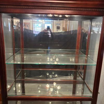 Sliding Door Display Cabinet