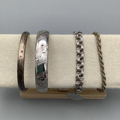Sterling Silver Bracelet Collection 