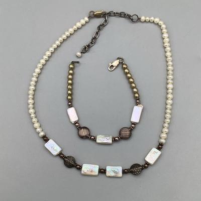 Vintage Necklace And Bracelet Set