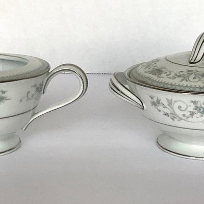 Noritake “Colburn” Creamer And Sugar Bowl