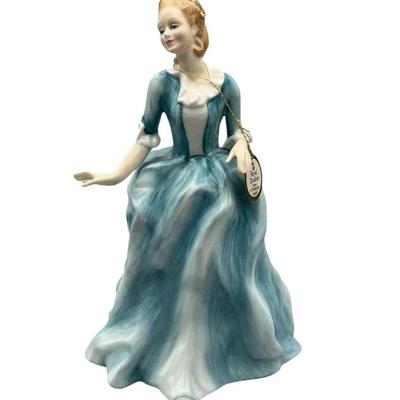 Royal Doulton “Yvonne” HN 3038 Figurine – Hand Painted Bone China, 1986