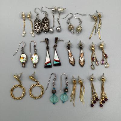 13 Pairs Of Earrings 