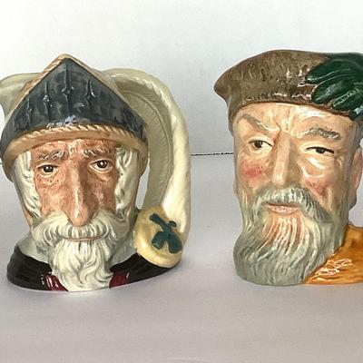 Set Of Four Small Toby Jugs