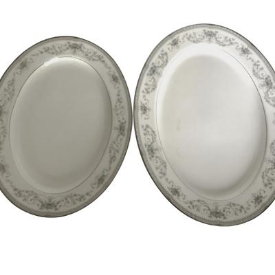 Pair Of Noritake “Colburn” Serving Platters