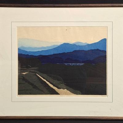 Framed Original Color "Valley" By Paden, William 