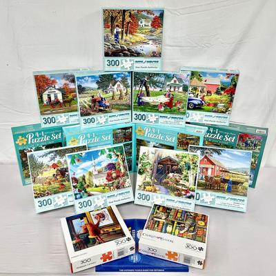 4 In 1 Large Piece Puzzle Sets 