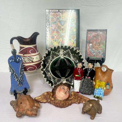 Vintage Pigalle Velvet Sombrero & More Folk Art 