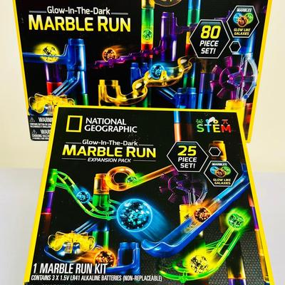 National Geographic Marble Run 80-pc Set w/Expansion Pack