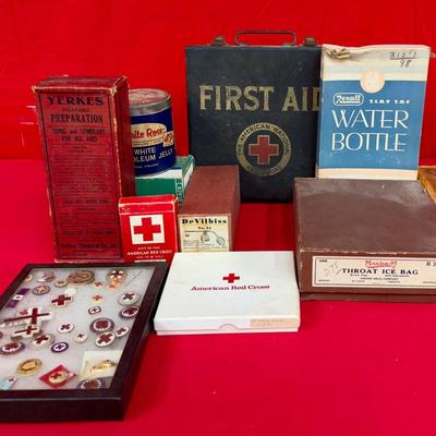 American Red Cross Collectibles And Vintage Medical Supplies 