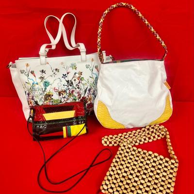 Carlos Falchi Cross Body Leather Clutch & More! 