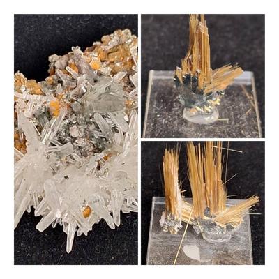 Collection Of Pseudomorph, Hematite And Rutile Quartz