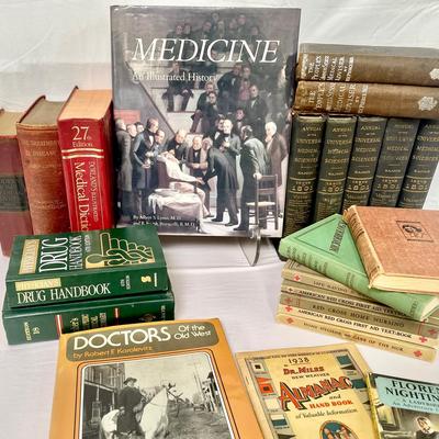 Vintage Medical Books Feat. Medicine By Albert Lyons, M.D.