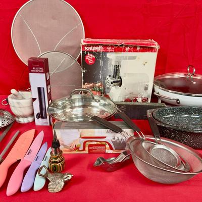 Kitchen Appliances, Pots, Pans + More! 