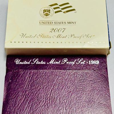 1989 and 2007 Proof Sets