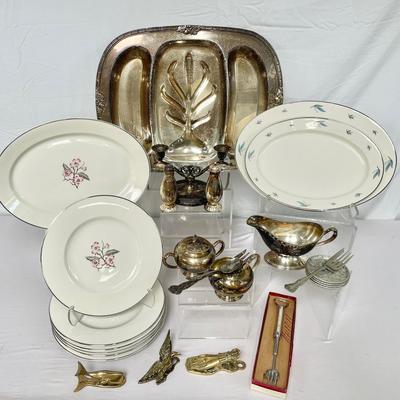 Solid Alaskan Silver Fork 56g, Syracuse China & More! 