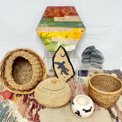 Hozoni Pottery, Hand Woven Baskets And Tapestry & More! 