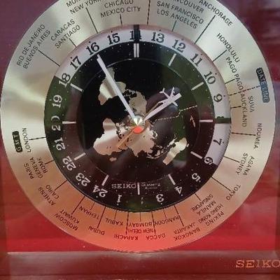Vintage Seiko Space Age Table Clock