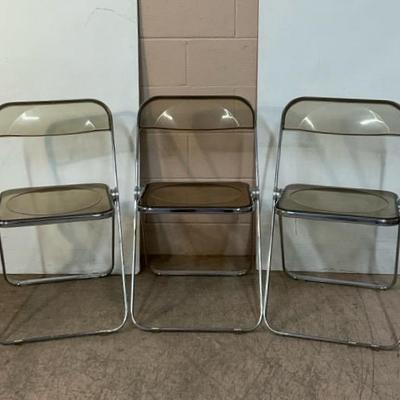 Plia Folding Chairs By Anonima Castelli 