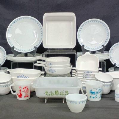 Vintage Pyrex, Corelle, CorningWare Blue Cornflower & More