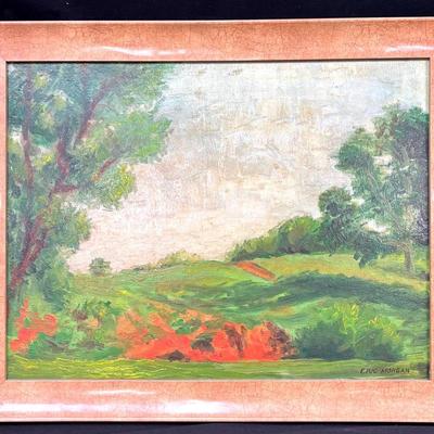 Vintage Impressionist Oil Painting, by Eric Morgan