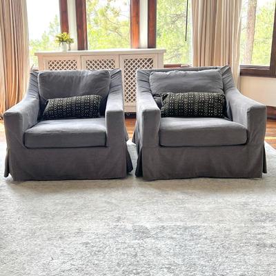 Pottery Barn Armchairs