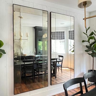  7 foot Pottery Barn Tribeca Antiqued Glass Mirror
