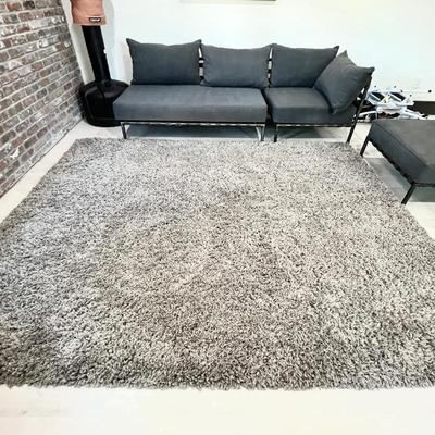Alpine Collection Thick Luxurious Shag Area Rug 7ft 6in x 9ft 6in Super Soft Elegant Plush Rug