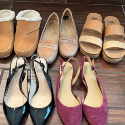 5 Pairs Of Womens Shoes Sized 8-8.5