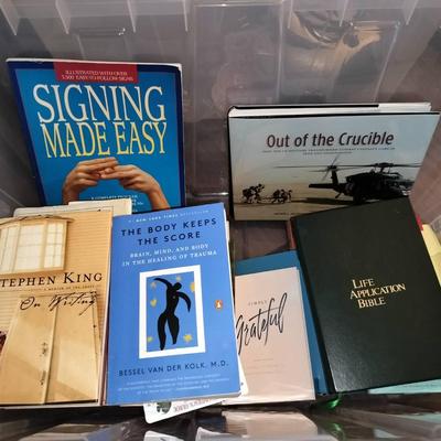 Book Mystery Lot (Does Not Include Plastic Tote)