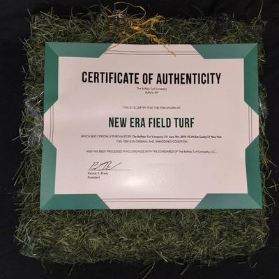 New Era Field Turf With COA By The Buffalo Turf Company