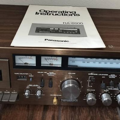 Panasonic Integrated Receiver RA-6500 With Manual And Cables