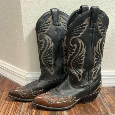 Laredo Women’s Leather Cowboy Boots Size 8M