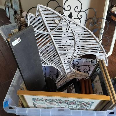 Home Decor Mystery Lot #1 (Does Not Include Plastic Tote) 