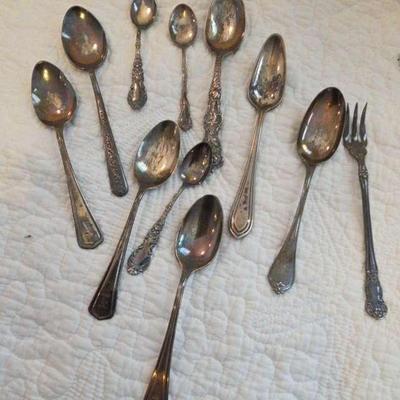 Assorted Silver Cutlery 