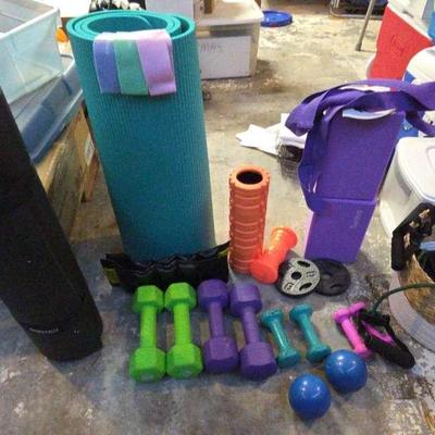 Weights, Yoga, And Exercise Collection